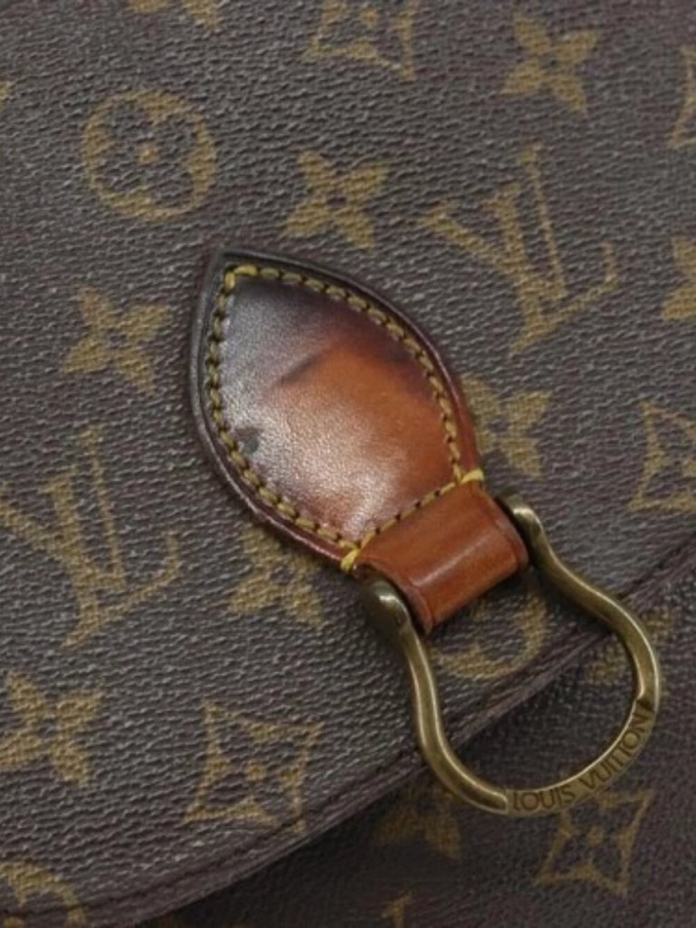 LOUIS VUITTON Monogram Saint Cloud MM Shoulder Bag M51243 LV Auth 166526 - Picture 13 of 16